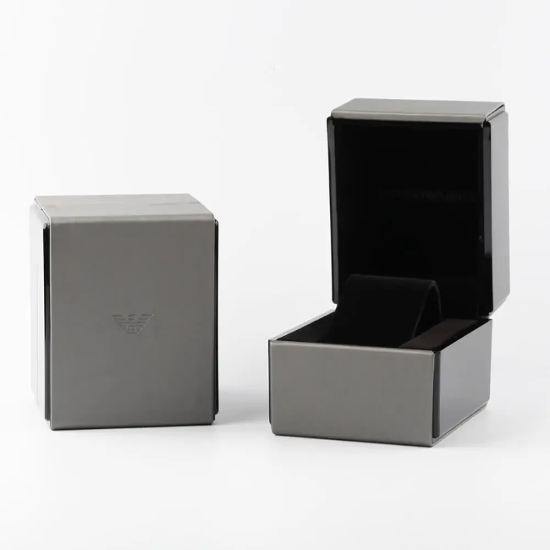 Emporio Armani Stainless steel quartz chronograph Watch  with cushion case